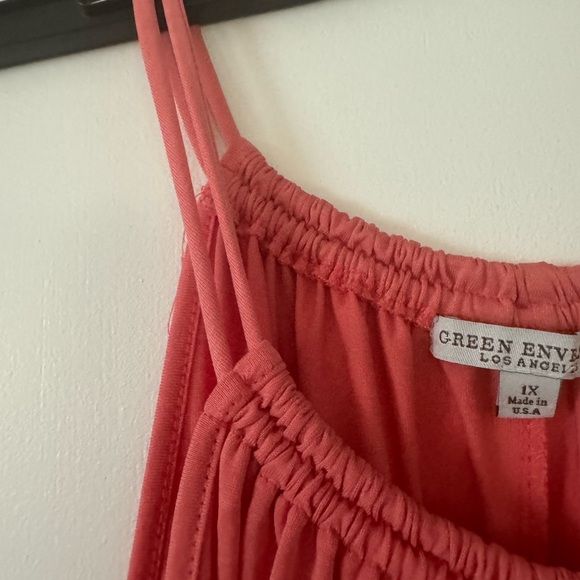 Coral Strappy Tank Top - Picture 3 of 4